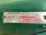 General Appearance with Second Serial Number/VIN Photo