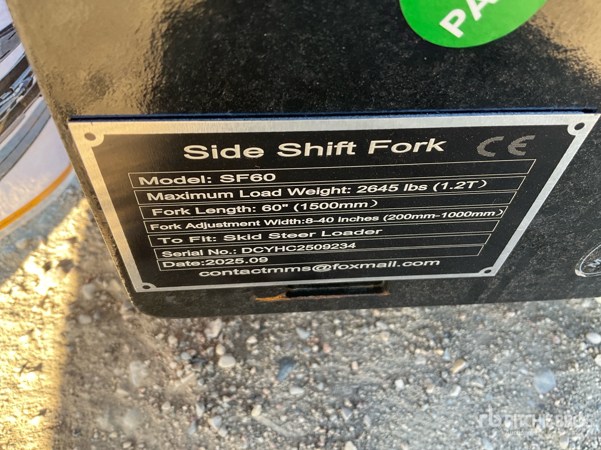 General Appearance with Numer seryjny/numer identyfikacyjny pojazdu