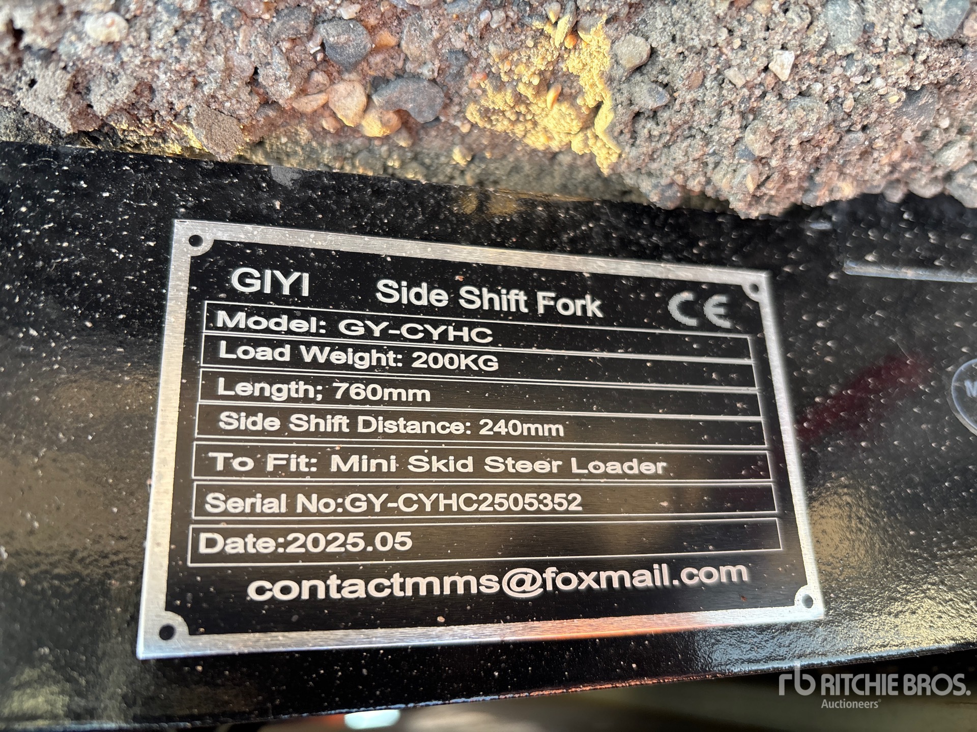 General Appearance with Numero seriale/numero d’identificazione del veicolo (VIN)