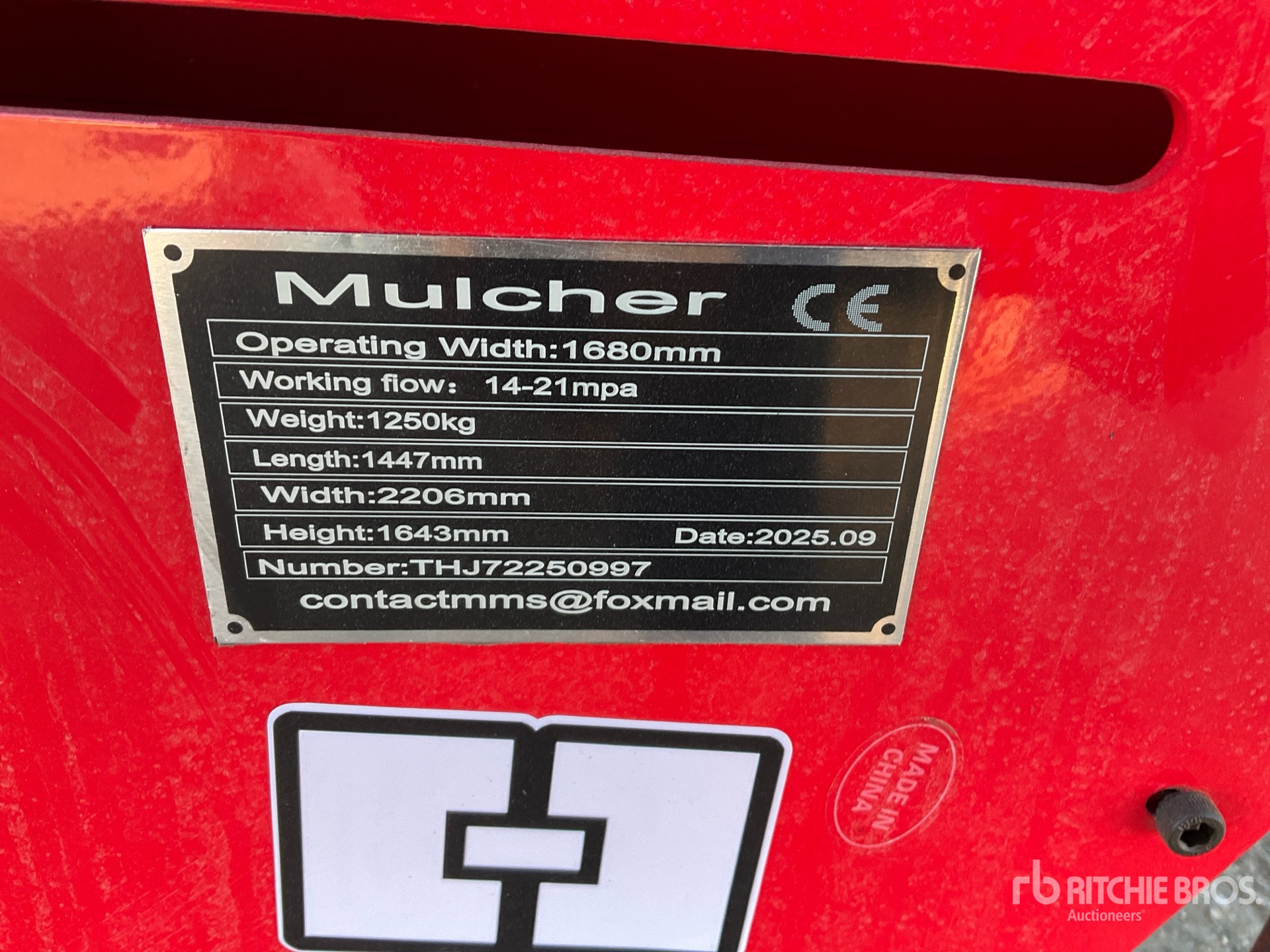 General Appearance with N.º de serie/VIN