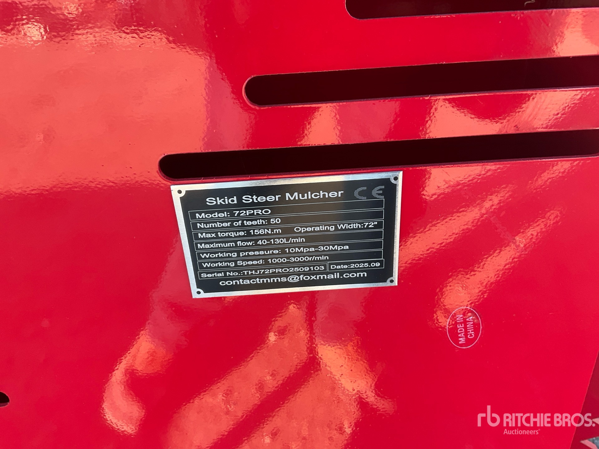 General Appearance with N.º de serie/VIN