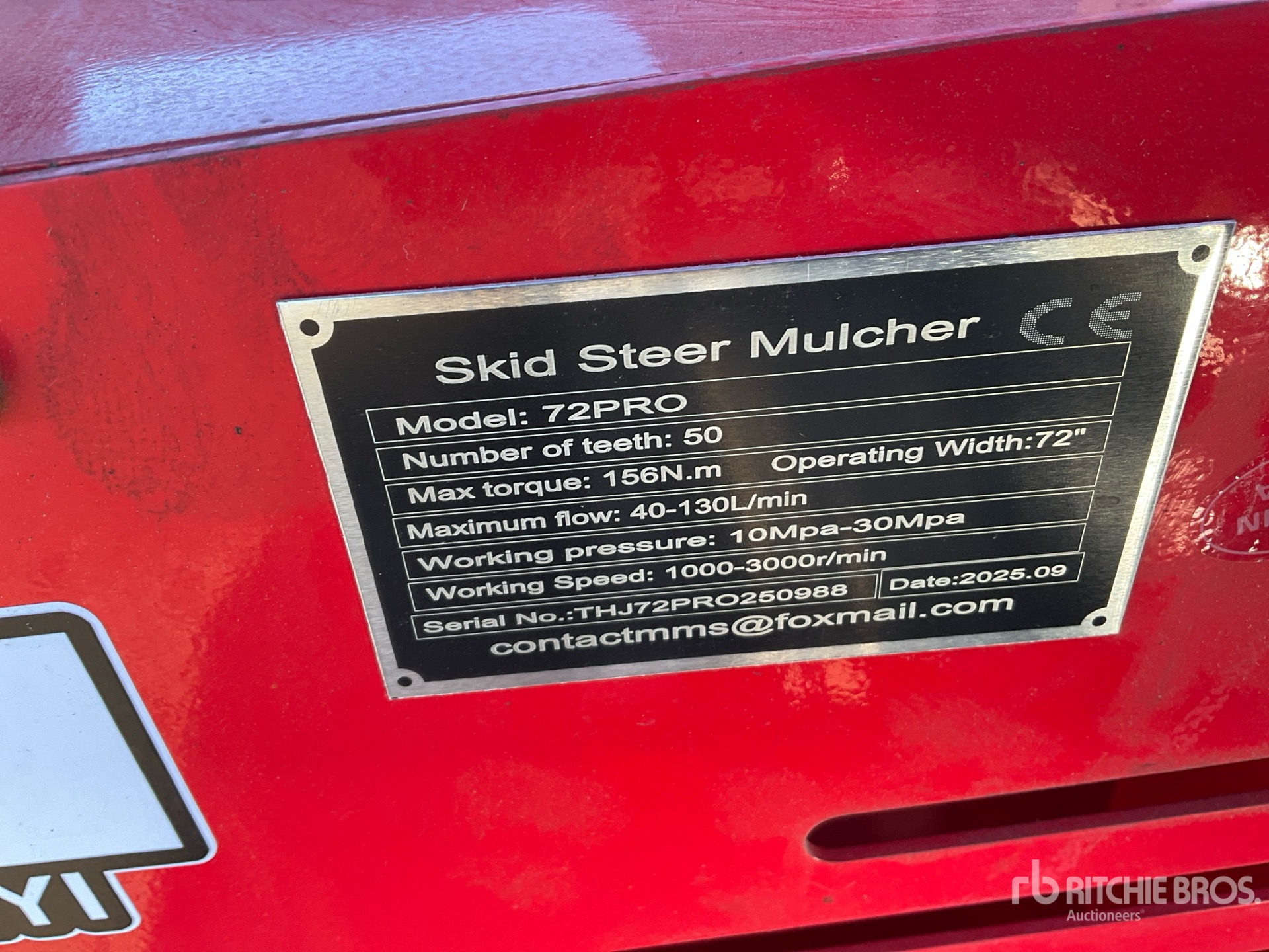 General Appearance with N.º de serie/VIN