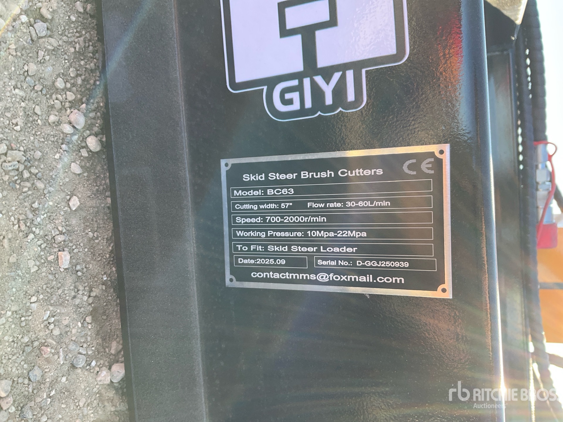 General Appearance with N.º de serie/VIN