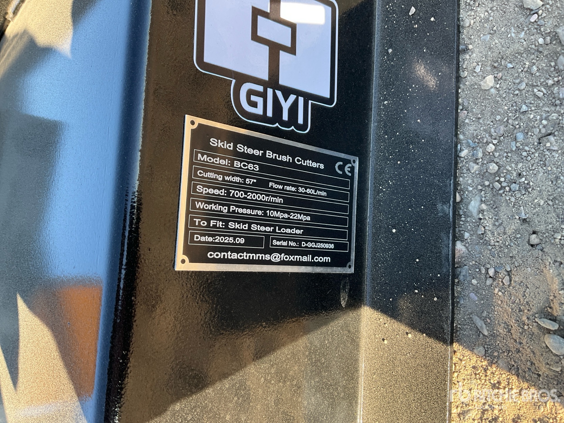 General Appearance with N.º de serie/VIN