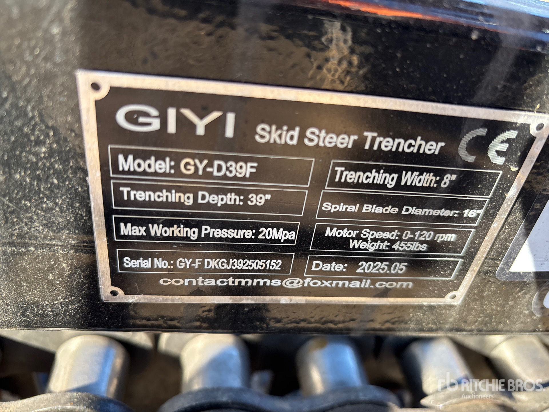 General Appearance with N.º de serie/VIN