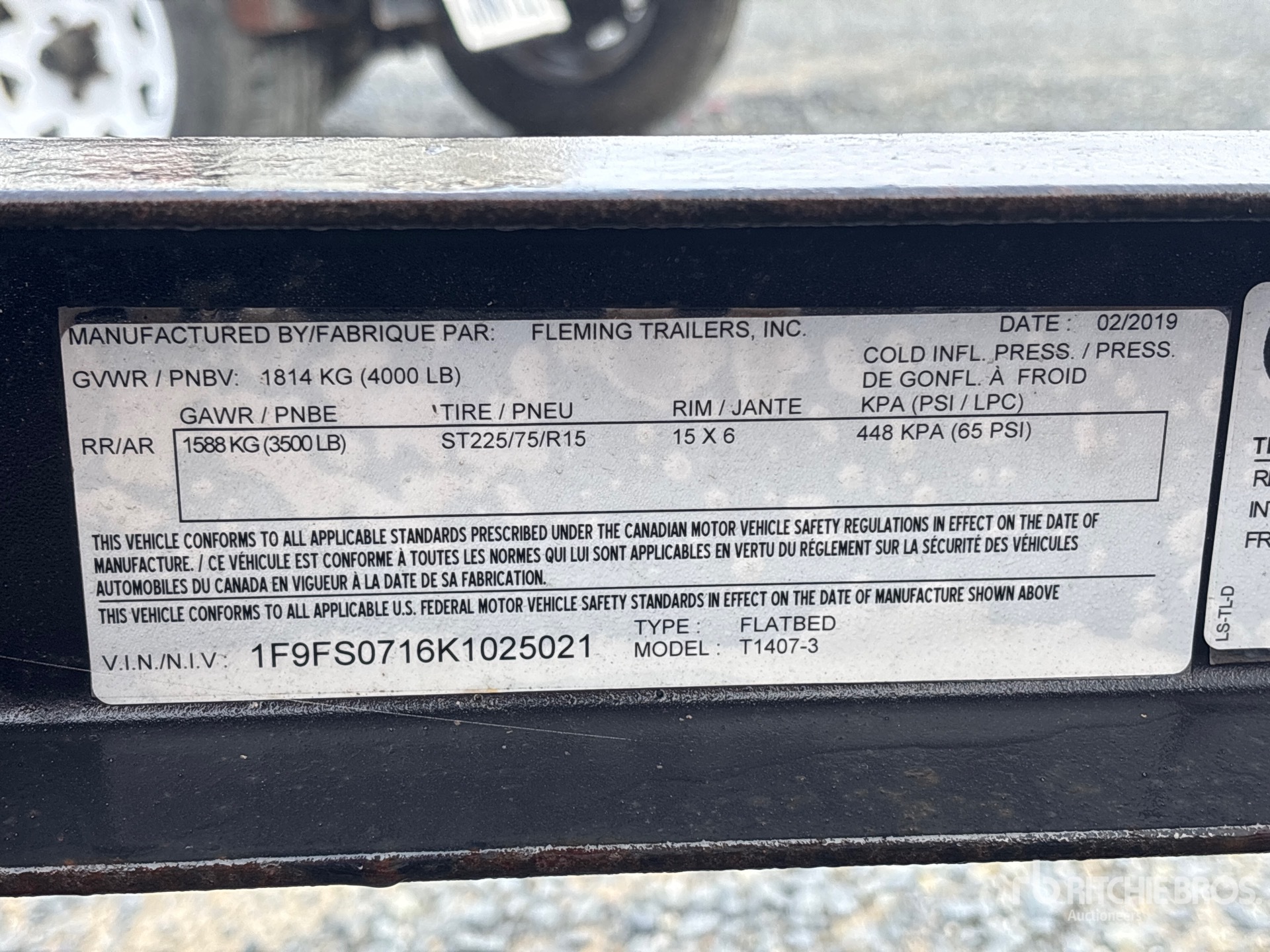 General Appearance with Seriennummer / FIN