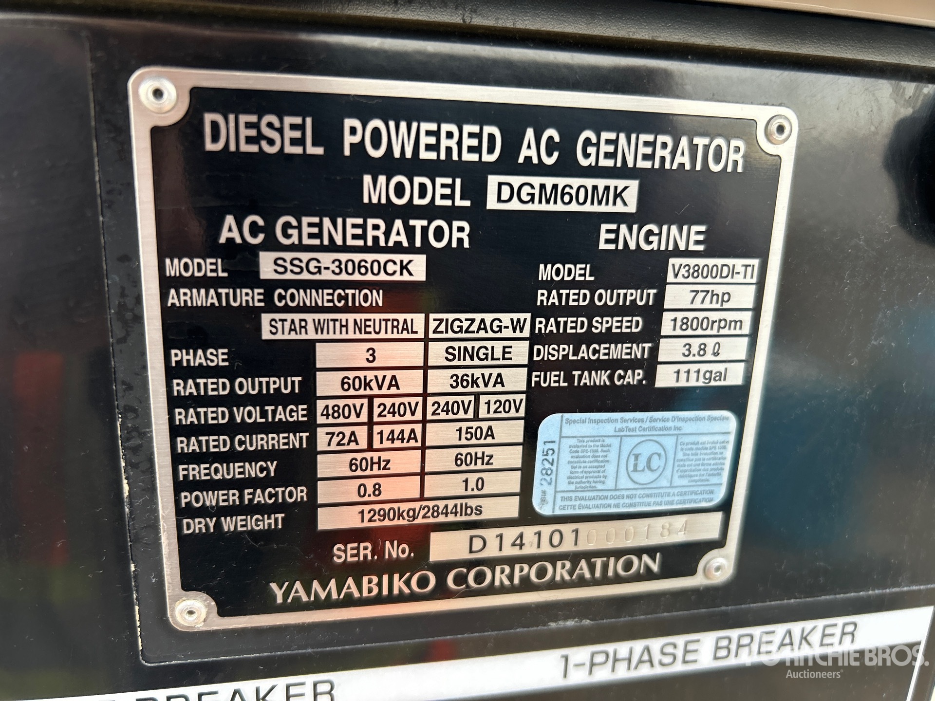General Appearance with Numéro de série/Numéro d'identification du véhicule automobile