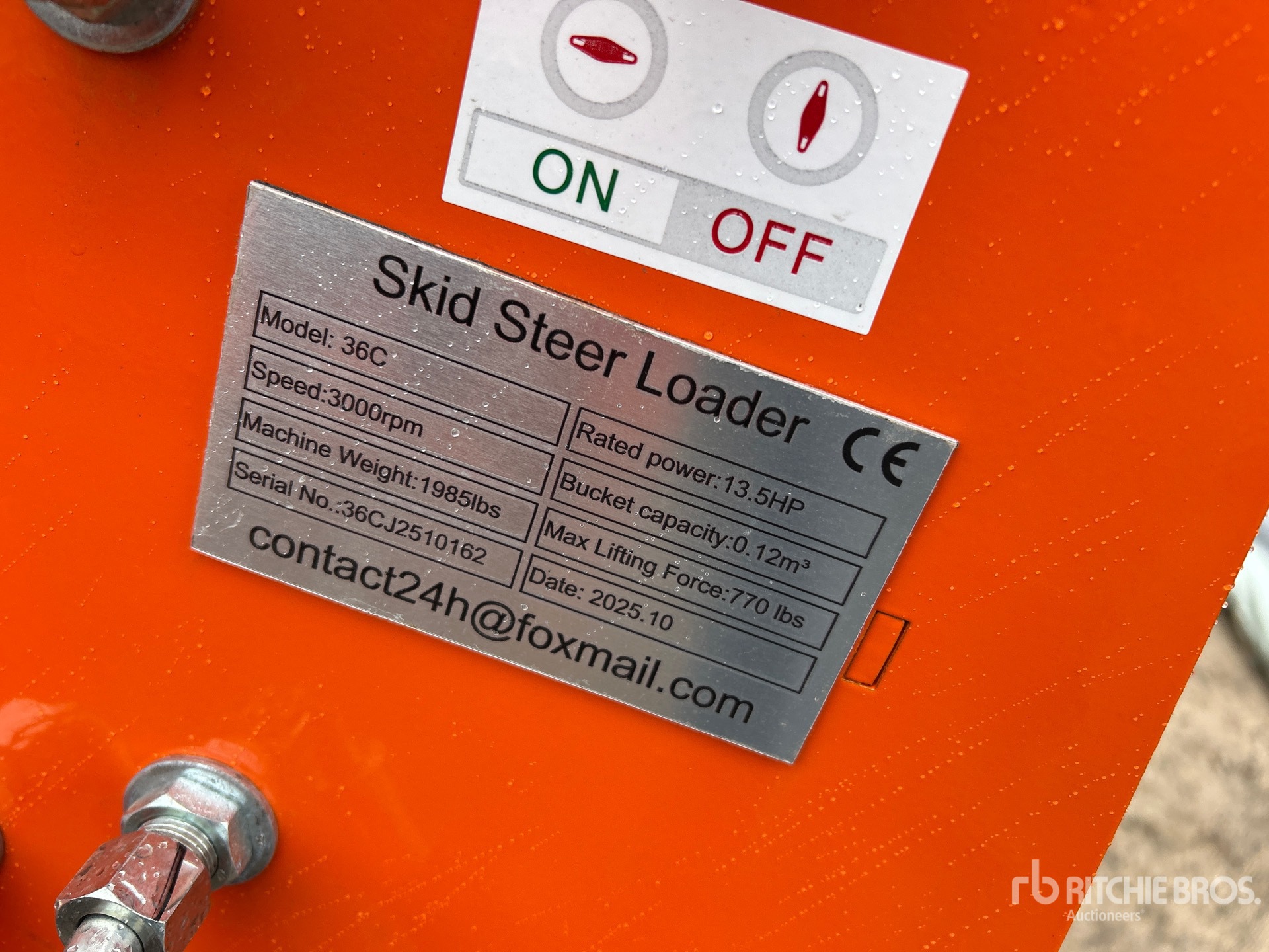 General Appearance with Numer seryjny/numer identyfikacyjny pojazdu