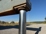 Crane Superstructure with Outrigger Cylinders
