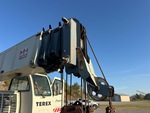 Crane Superstructure with Boom Head Section