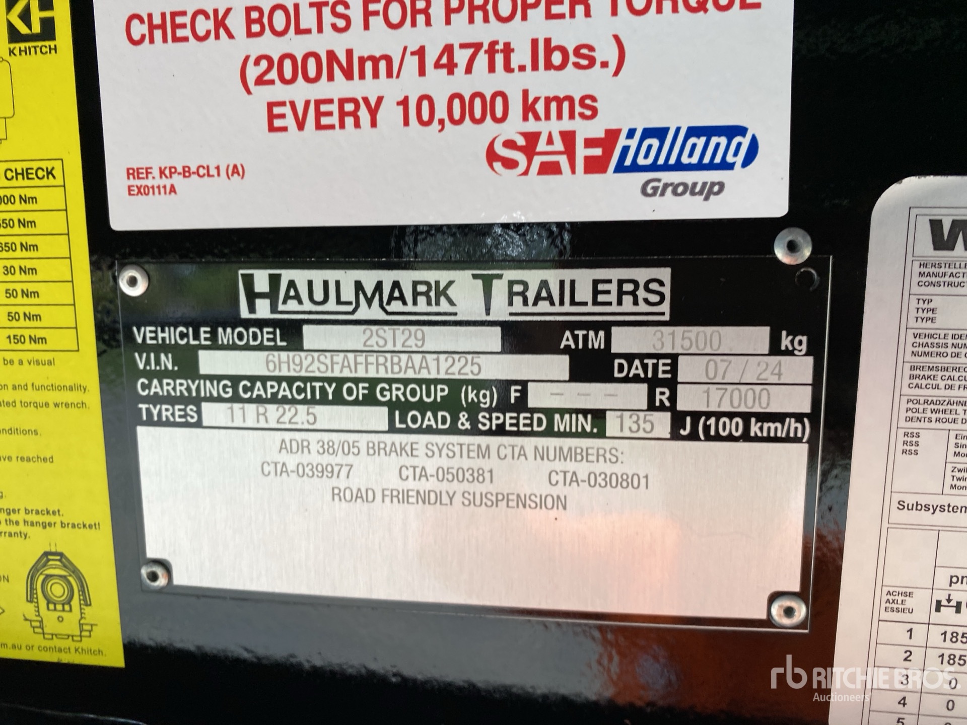 General Appearance with Numero seriale/numero d’identificazione del veicolo (VIN)