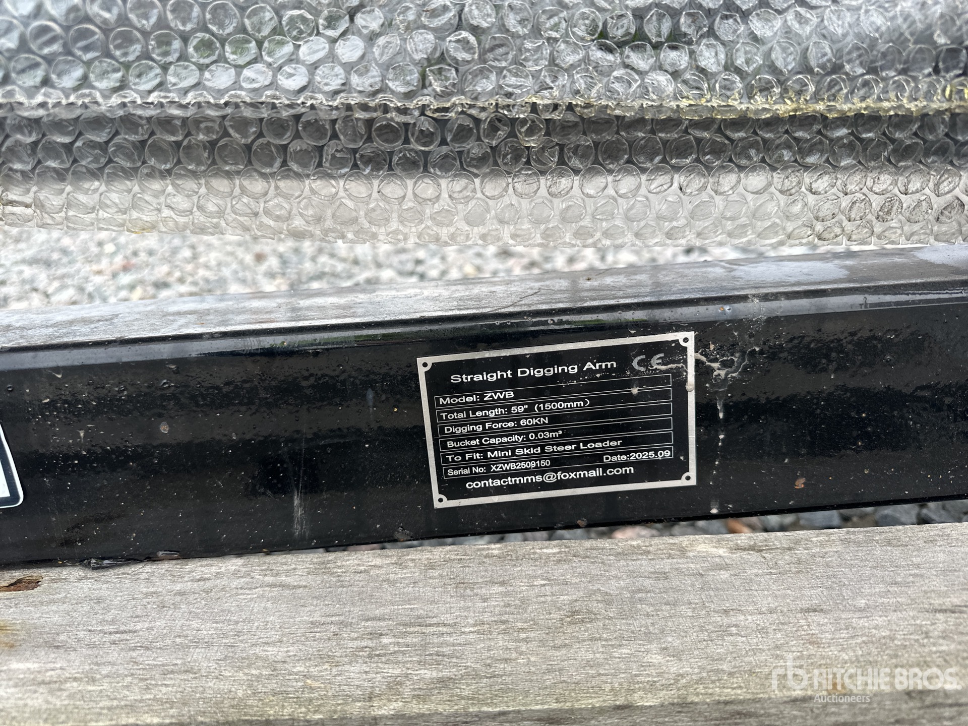 General Appearance with N.º de serie/VIN