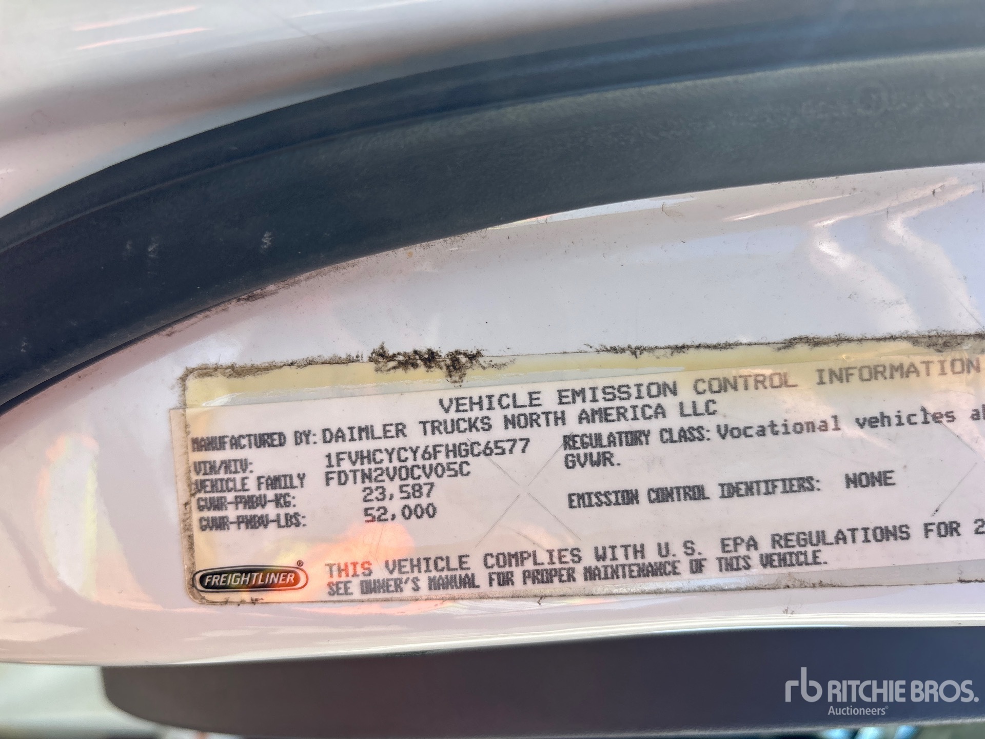 General Appearance with Second Serial Number/VIN Photo