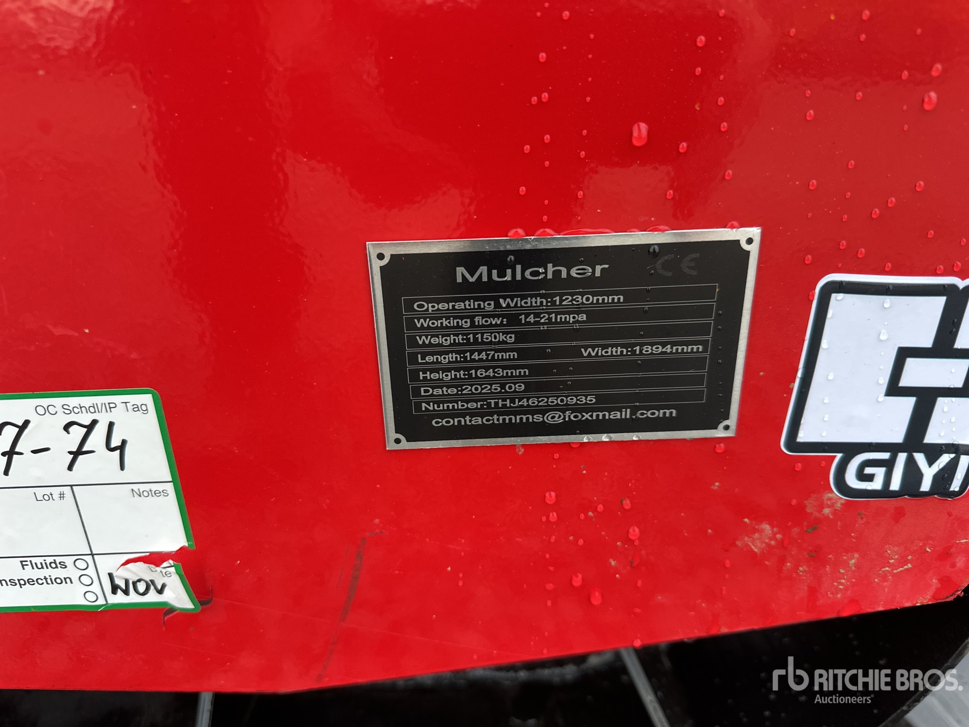 General Appearance with Seriennummer / FIN