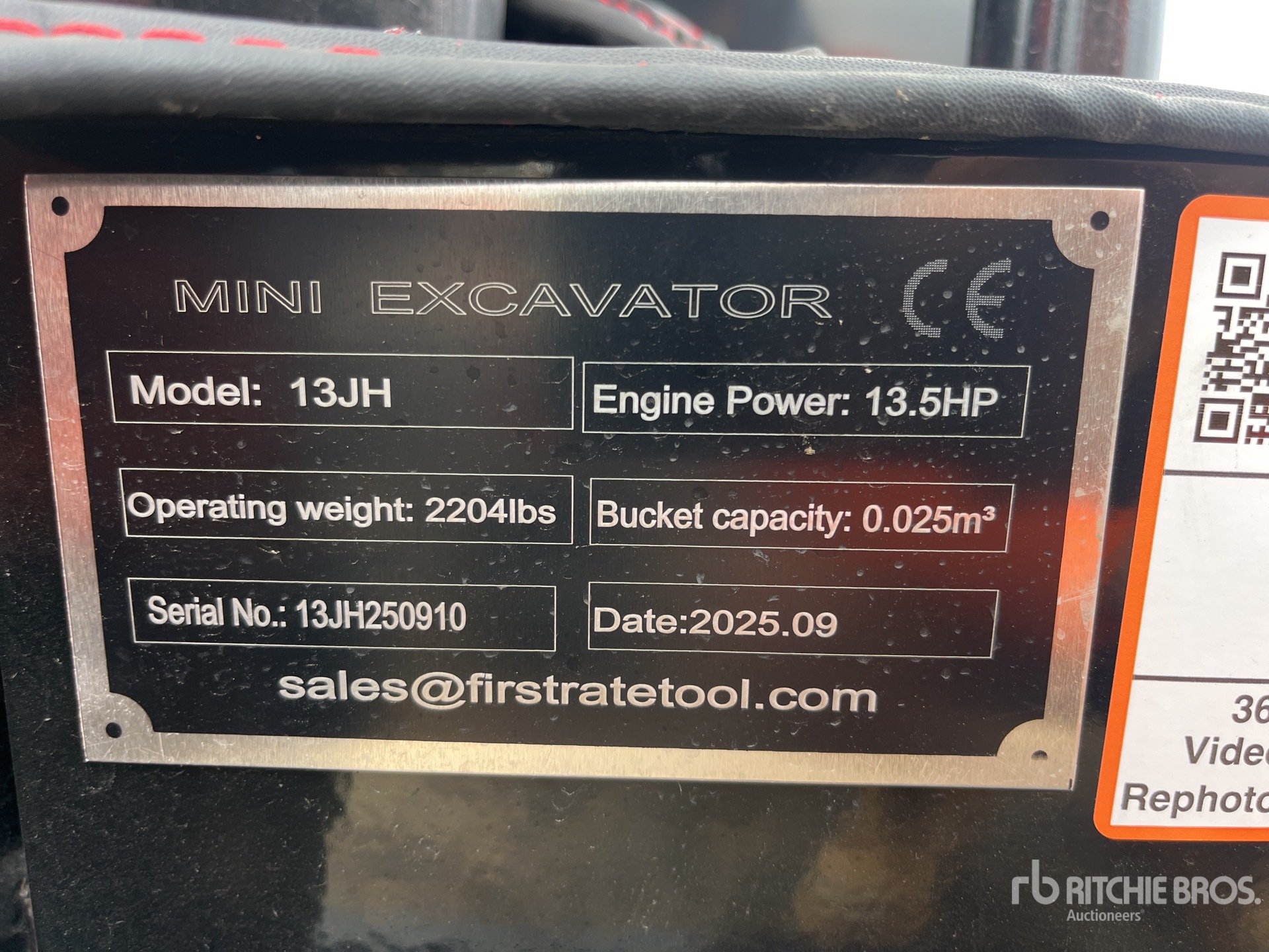 General Appearance with N.º de serie/VIN