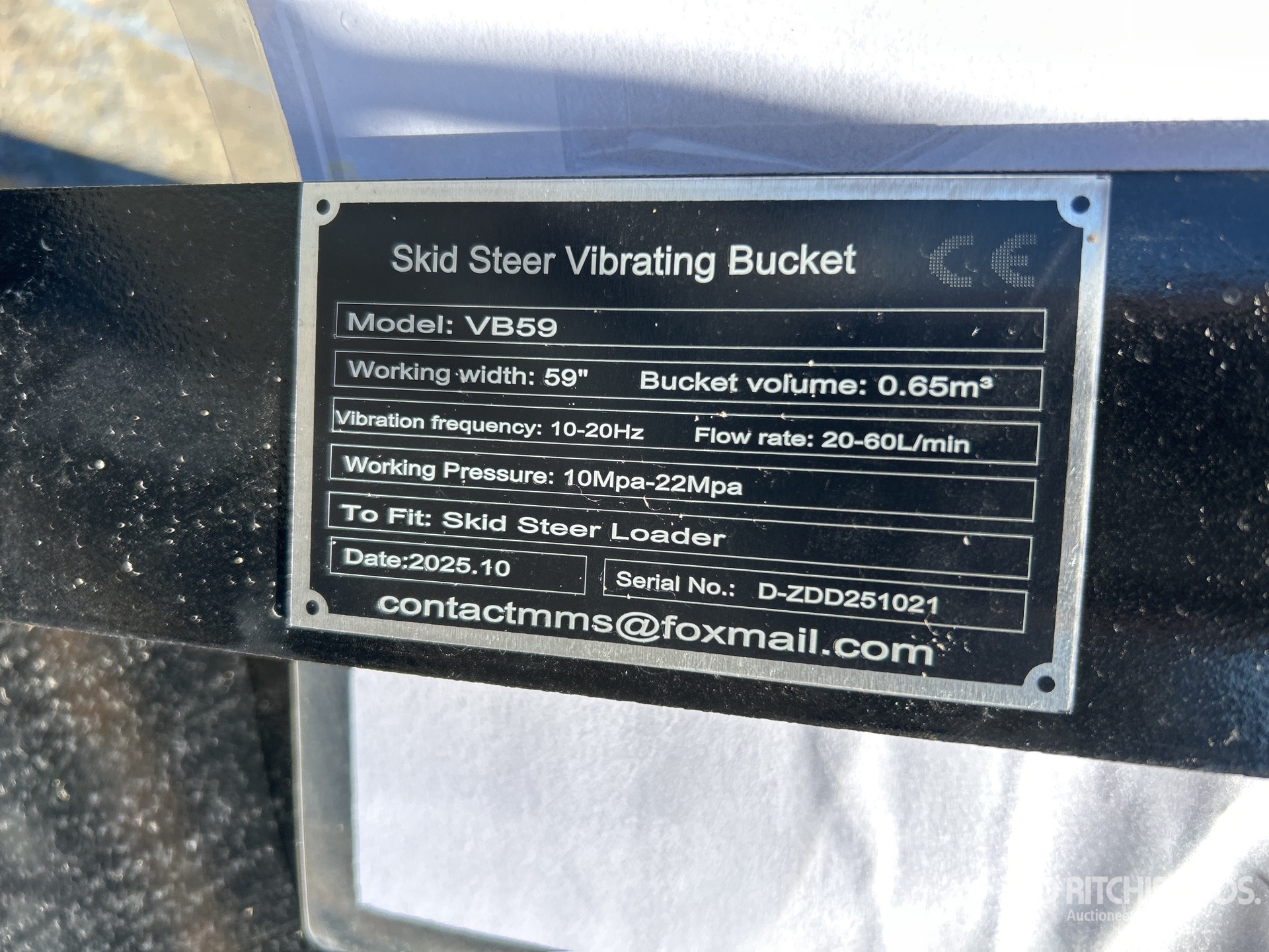 General Appearance with N.º de serie/VIN