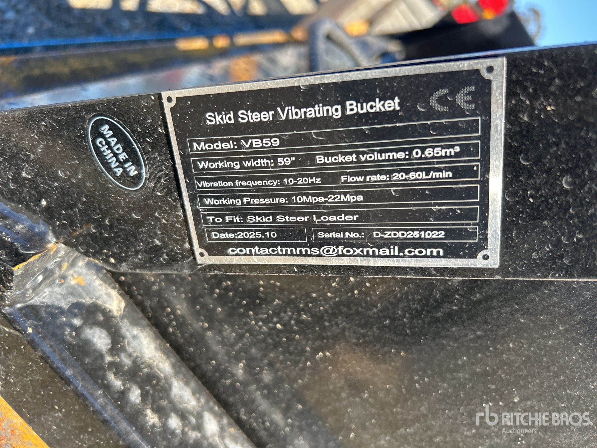 General Appearance with N.º de serie/VIN