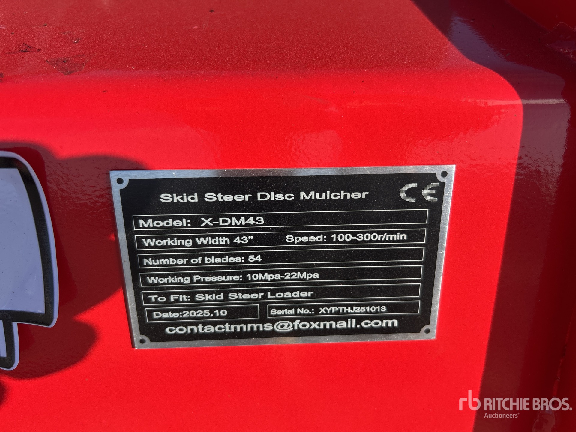 General Appearance with N.º de serie/VIN