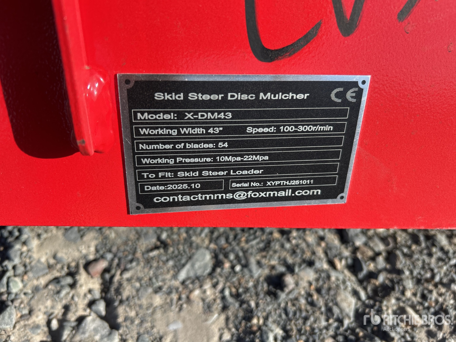 General Appearance with N.º de serie/VIN