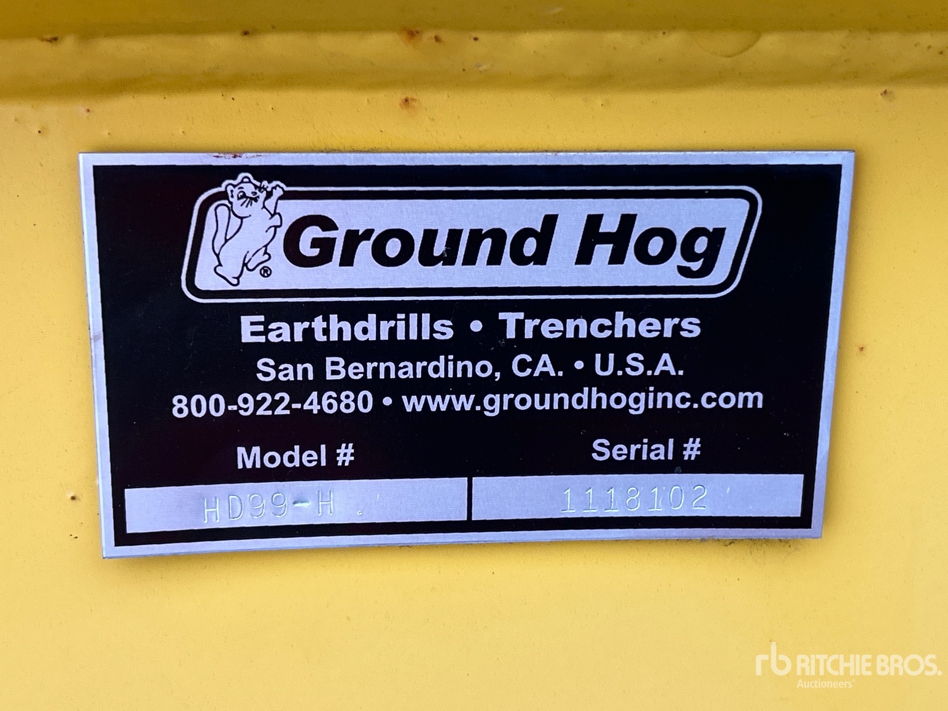 General Appearance with N.º de serie/VIN