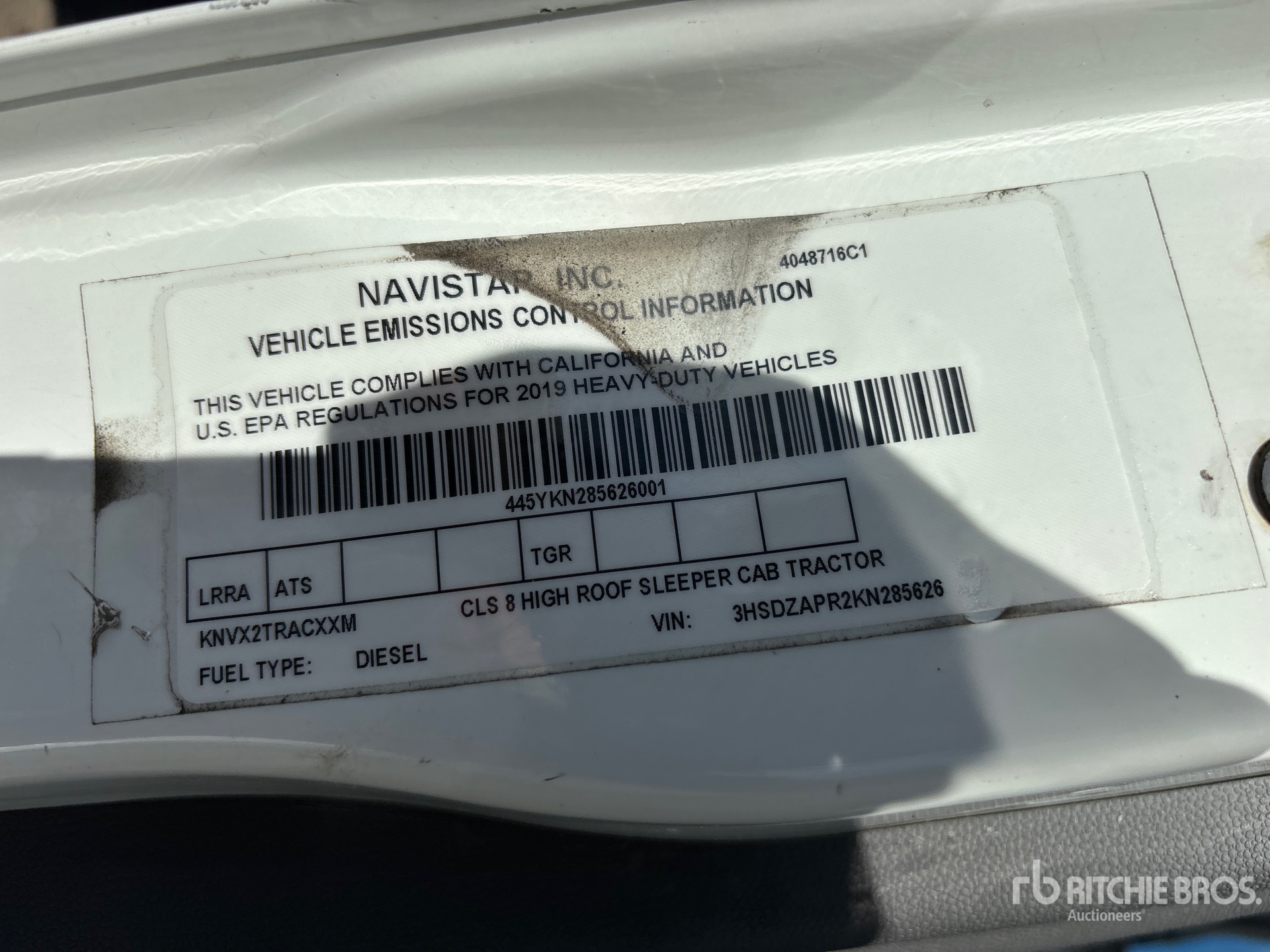 General Appearance with Seriennummer / FIN