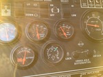 Control Station with Engine Oil Pressure