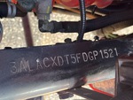 General Appearance with Second Serial Number/VIN Photo