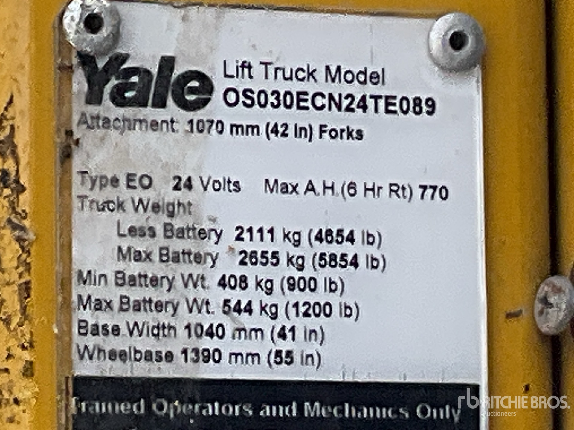 General Appearance with Numero seriale/numero d’identificazione del veicolo (VIN)