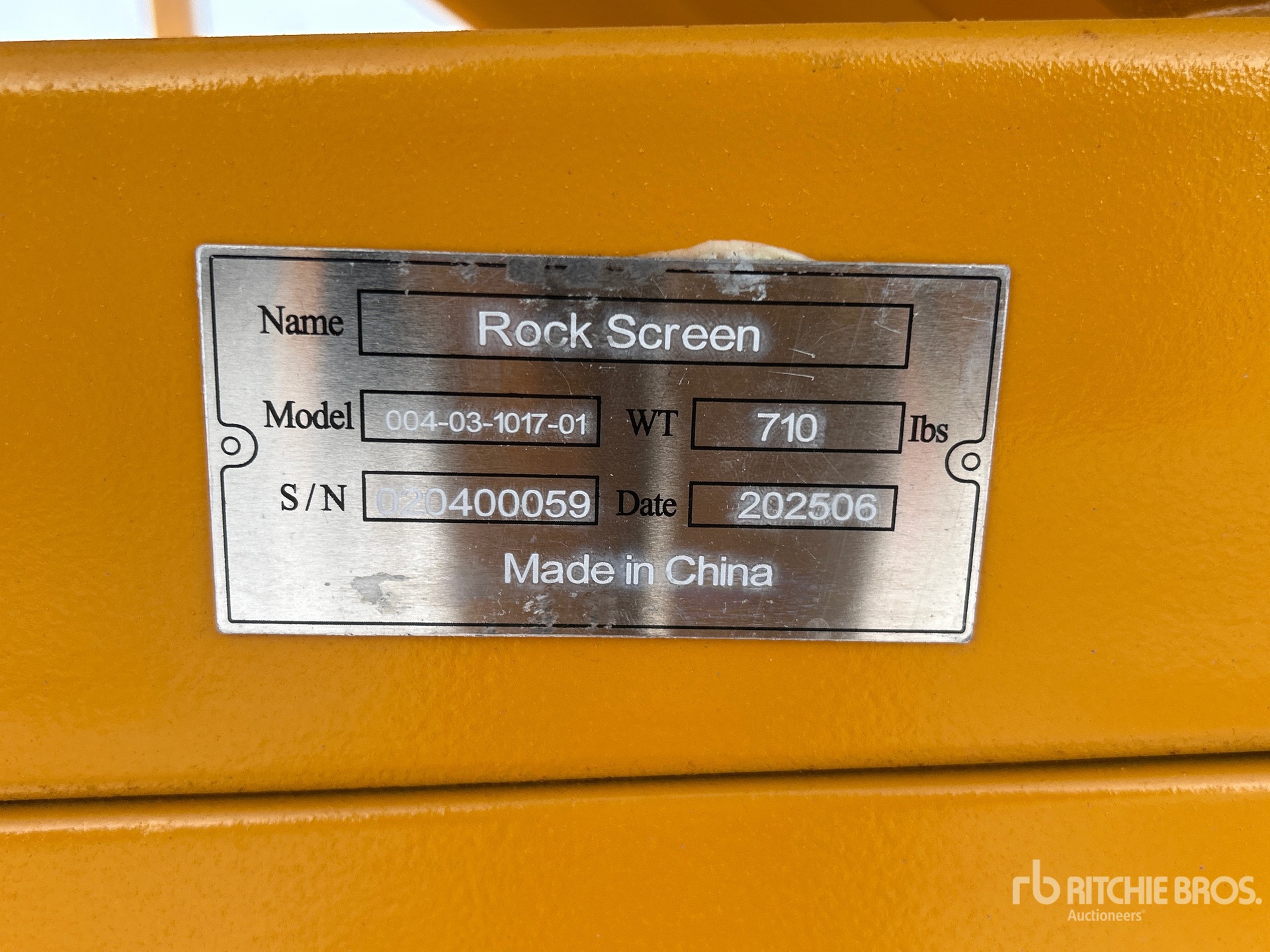 General Appearance with Seriennummer / FIN