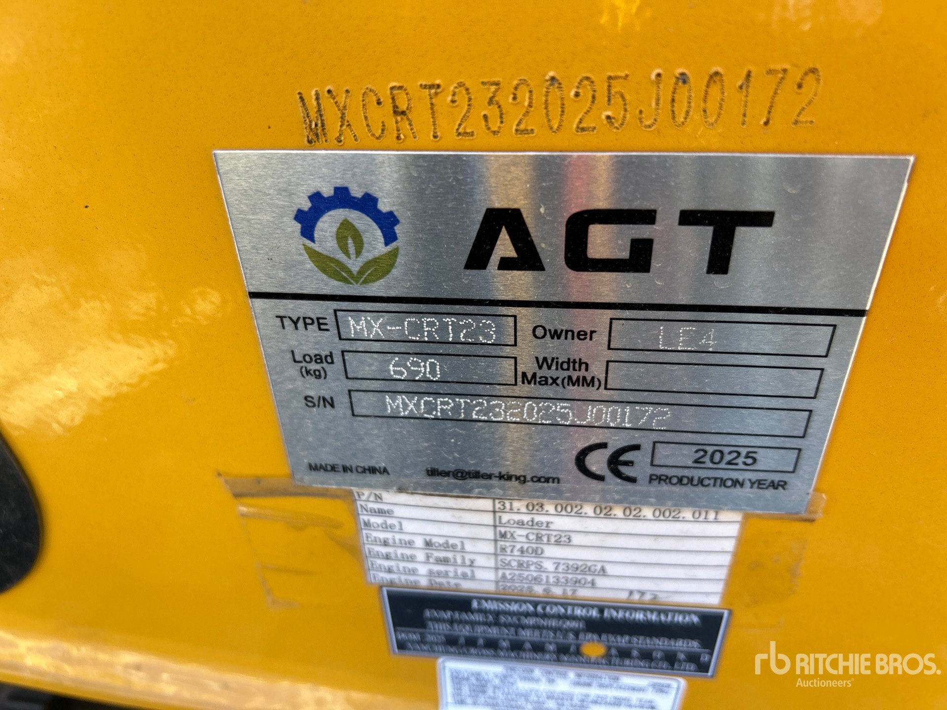 MINI CARGADOR SOBRE ORUGAS COMPACTO 2025 COMPAC MXCRT23