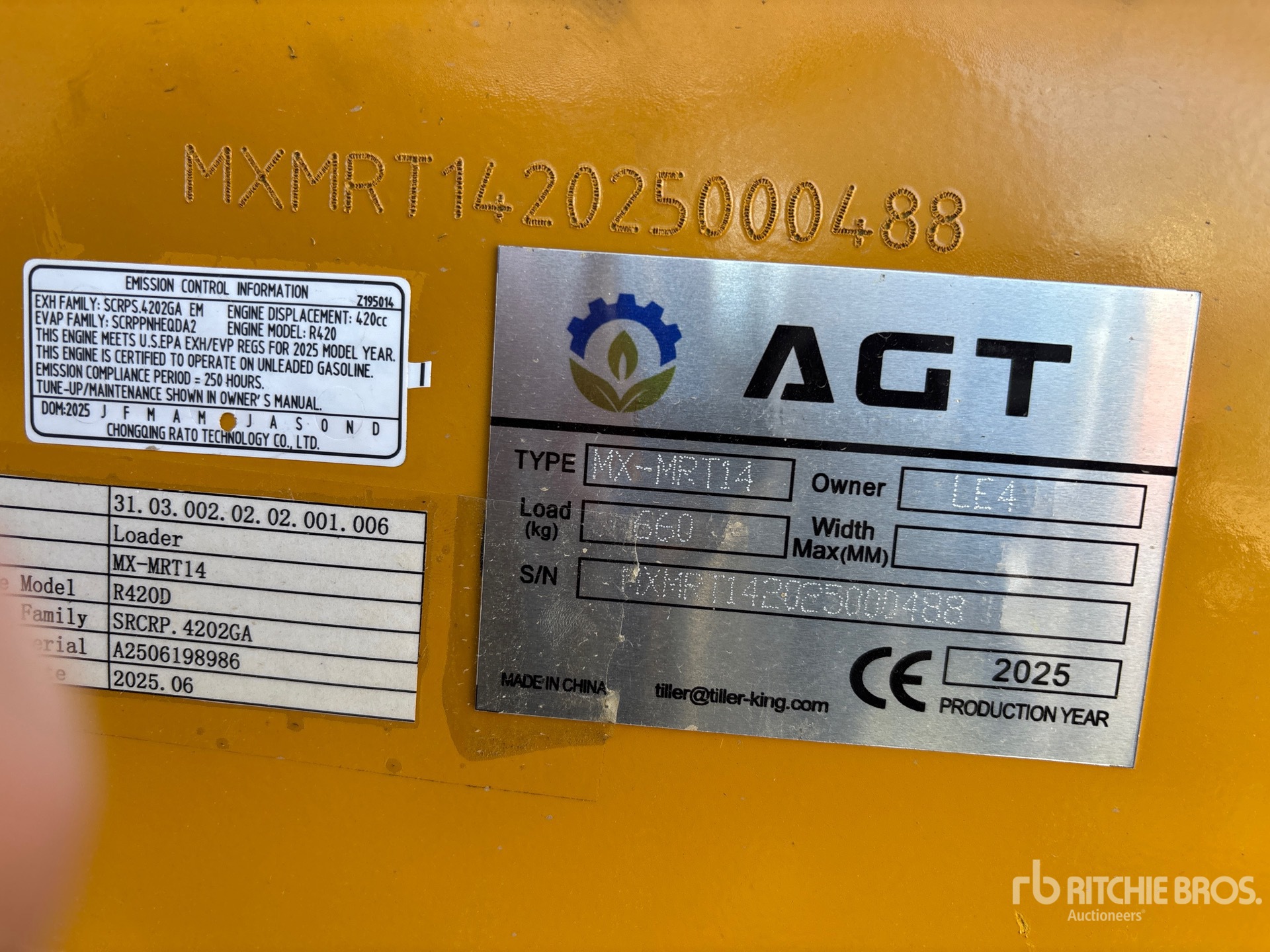 MINI CARGADOR SOBRE ORUGAS COMPACTO 2025 COMPAC MXMRT14