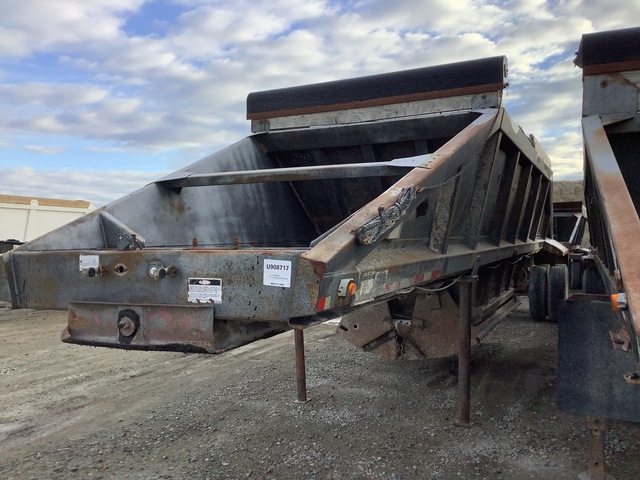 1992 Fruehauf 18 ft T/A Lead Belly Dump Trailer 1992 Fruehauf 18 ft T/A Lead Belly Dump Trailer