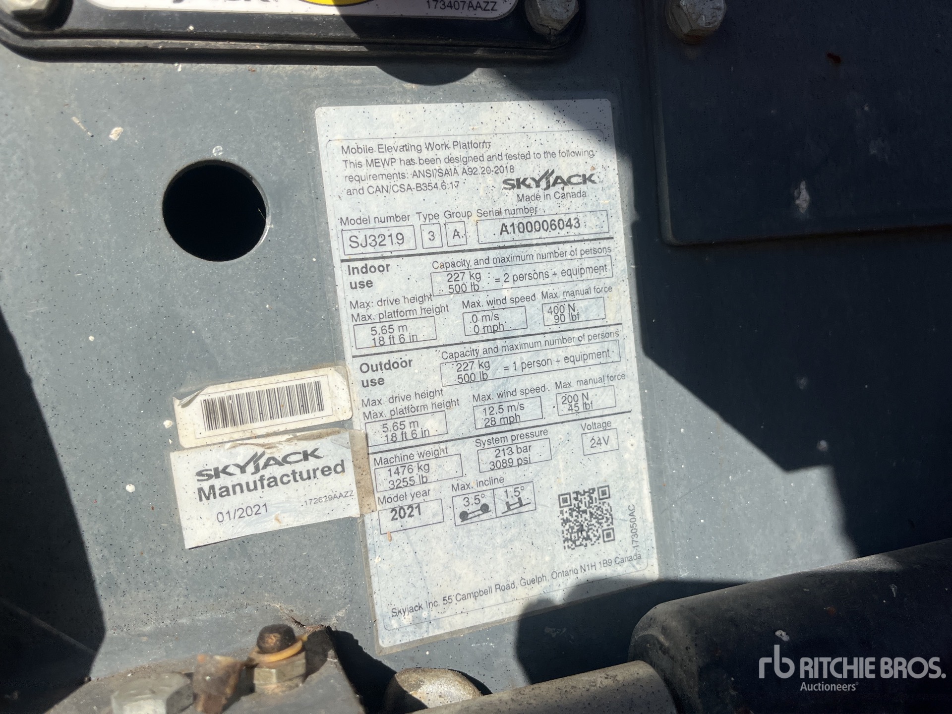 ELEVADOR TIJERA 2021 SKYJACK SJ3219A