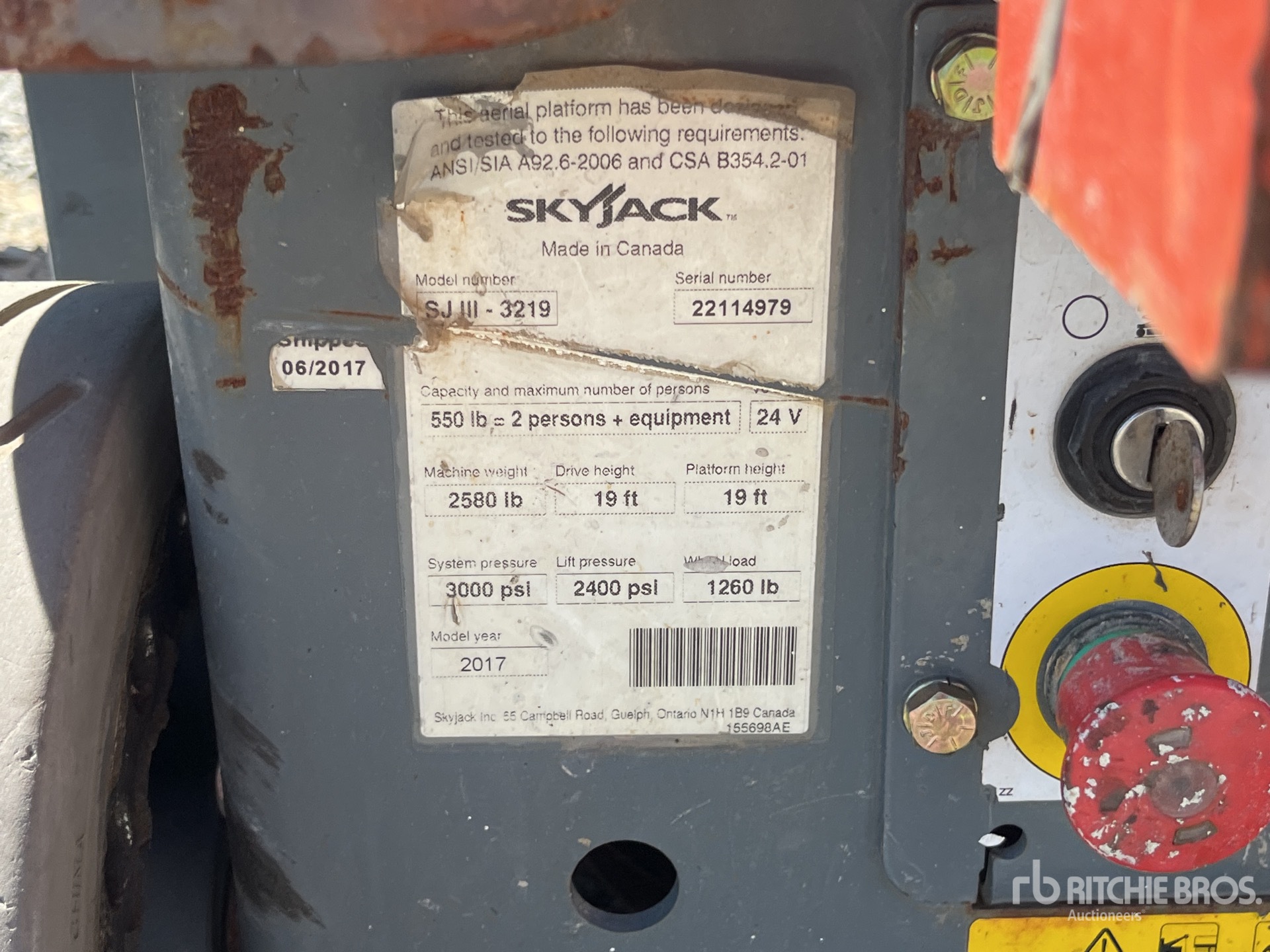 ELEVADOR TIJERA 2017 SKYJACK 3219