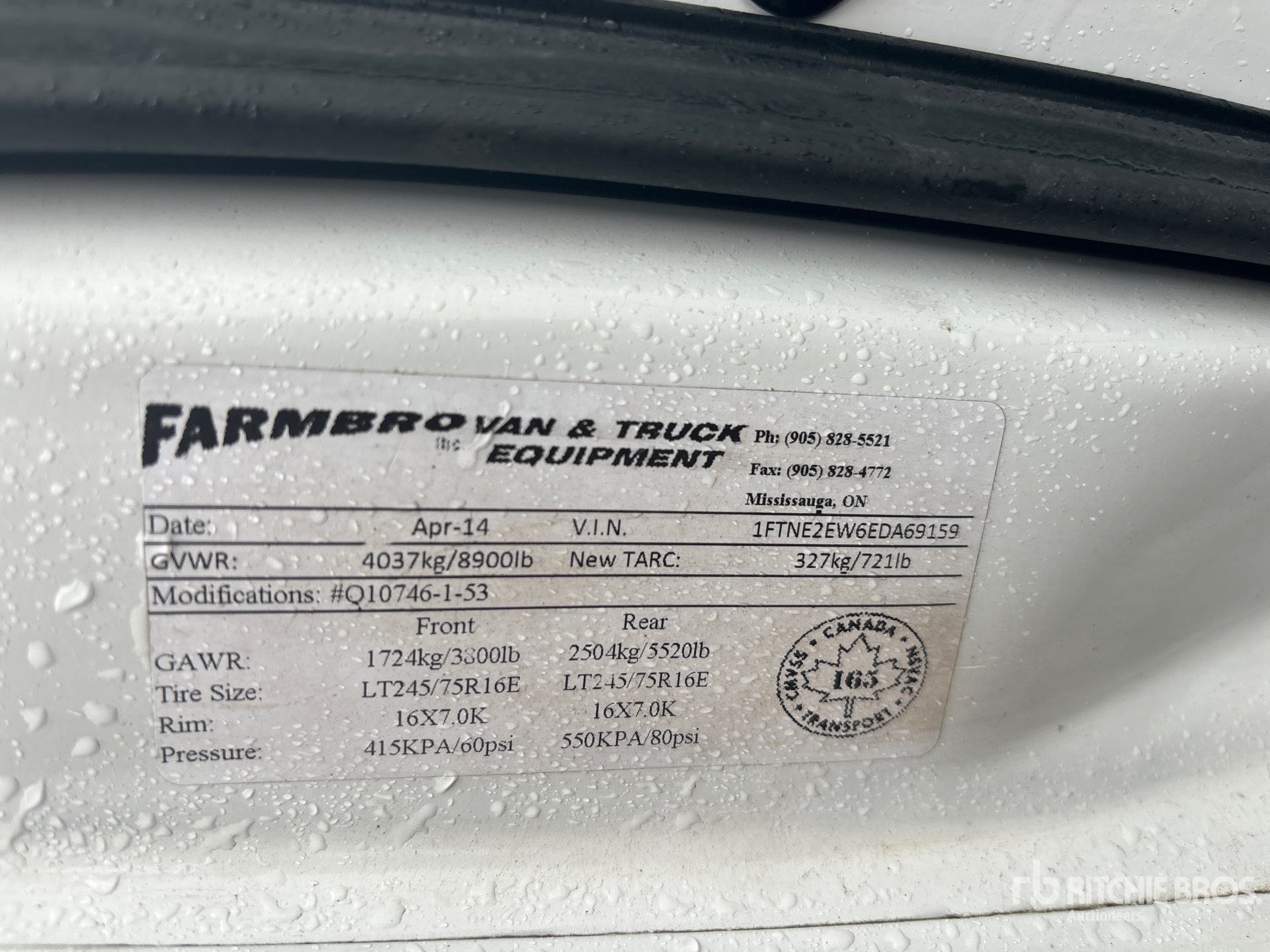 General Appearance with Second Serial Number/VIN Photo