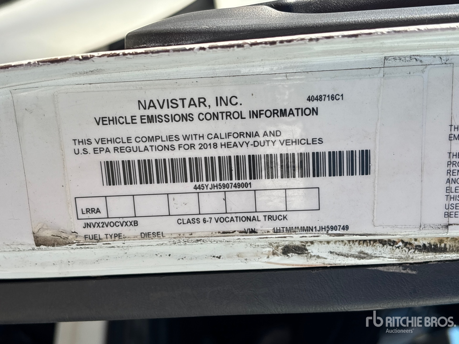 General Appearance with Numéro de série/Numéro d'identification du véhicule automobile