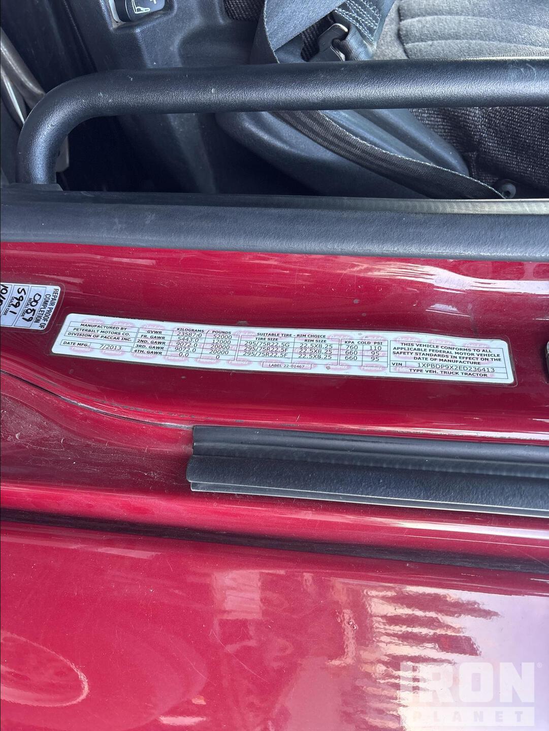 General Appearance with Numer seryjny/numer identyfikacyjny pojazdu