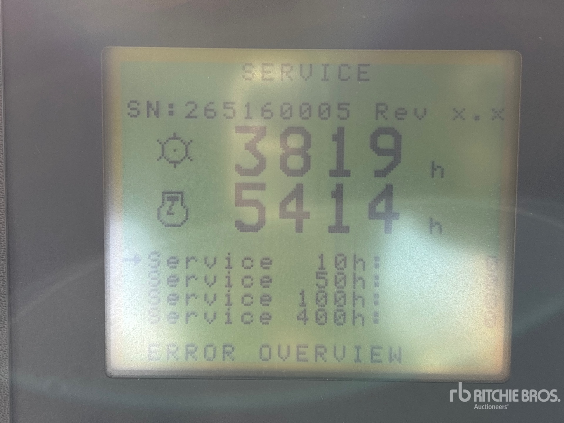 General Appearance with Hour Meter / Odometer
