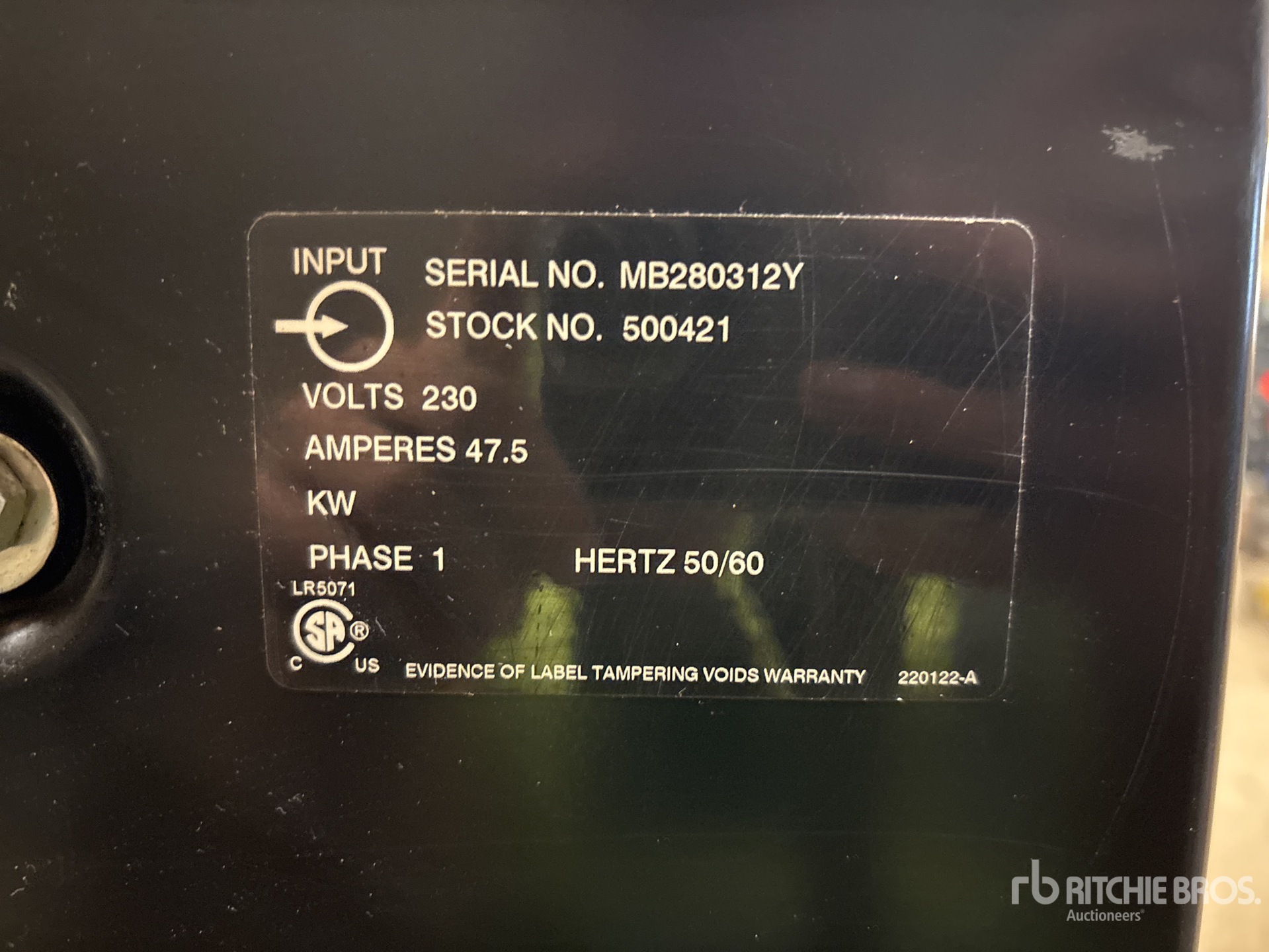 General Appearance with Seriennummer / FIN