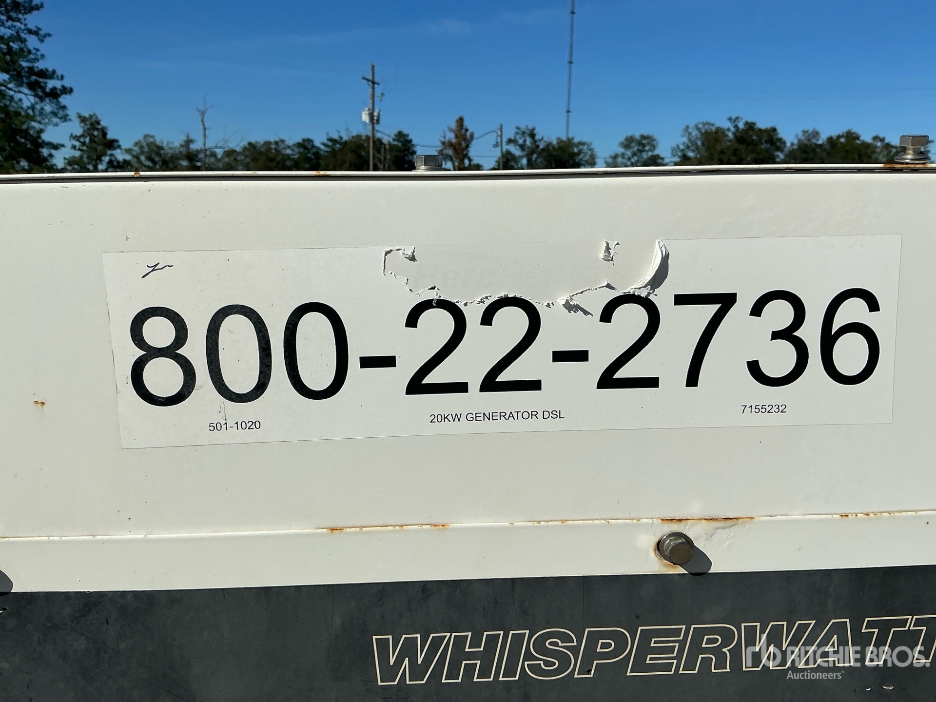 General Appearance with Unit Serial Number