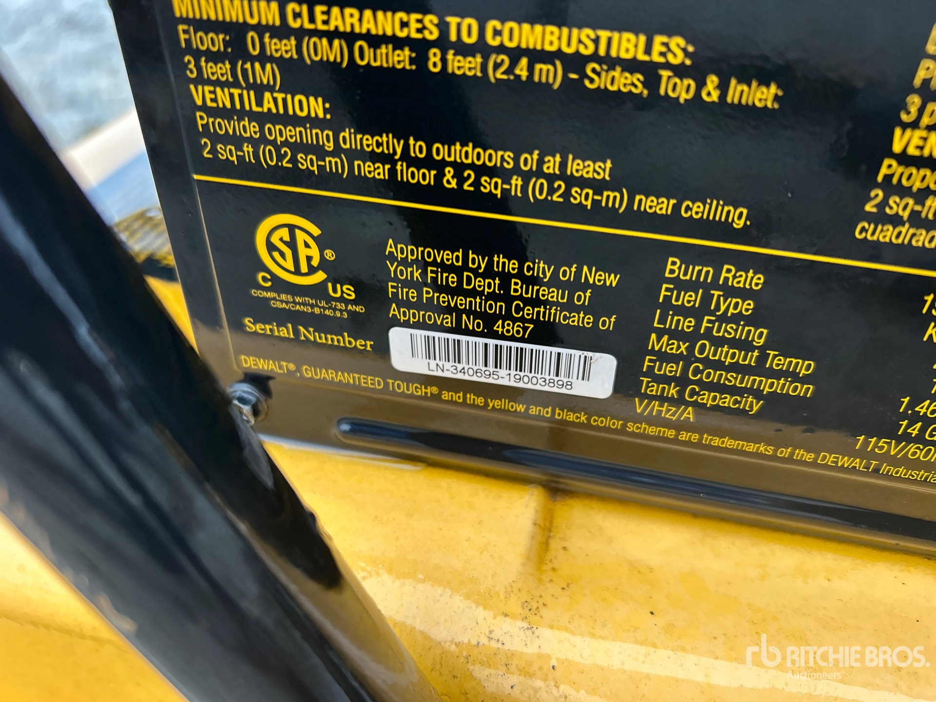 General Appearance with Numero seriale/numero d’identificazione del veicolo (VIN)