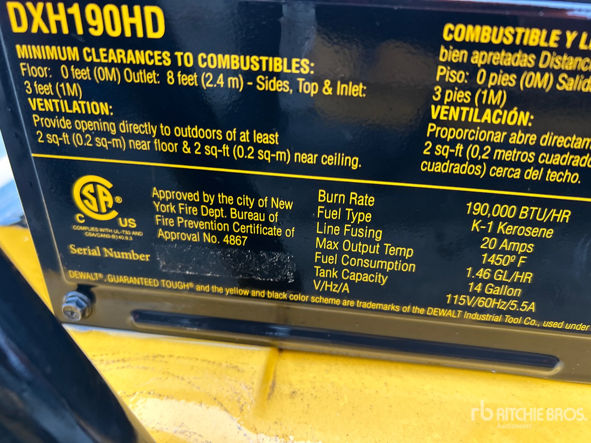 General Appearance with Numero seriale/numero d’identificazione del veicolo (VIN)