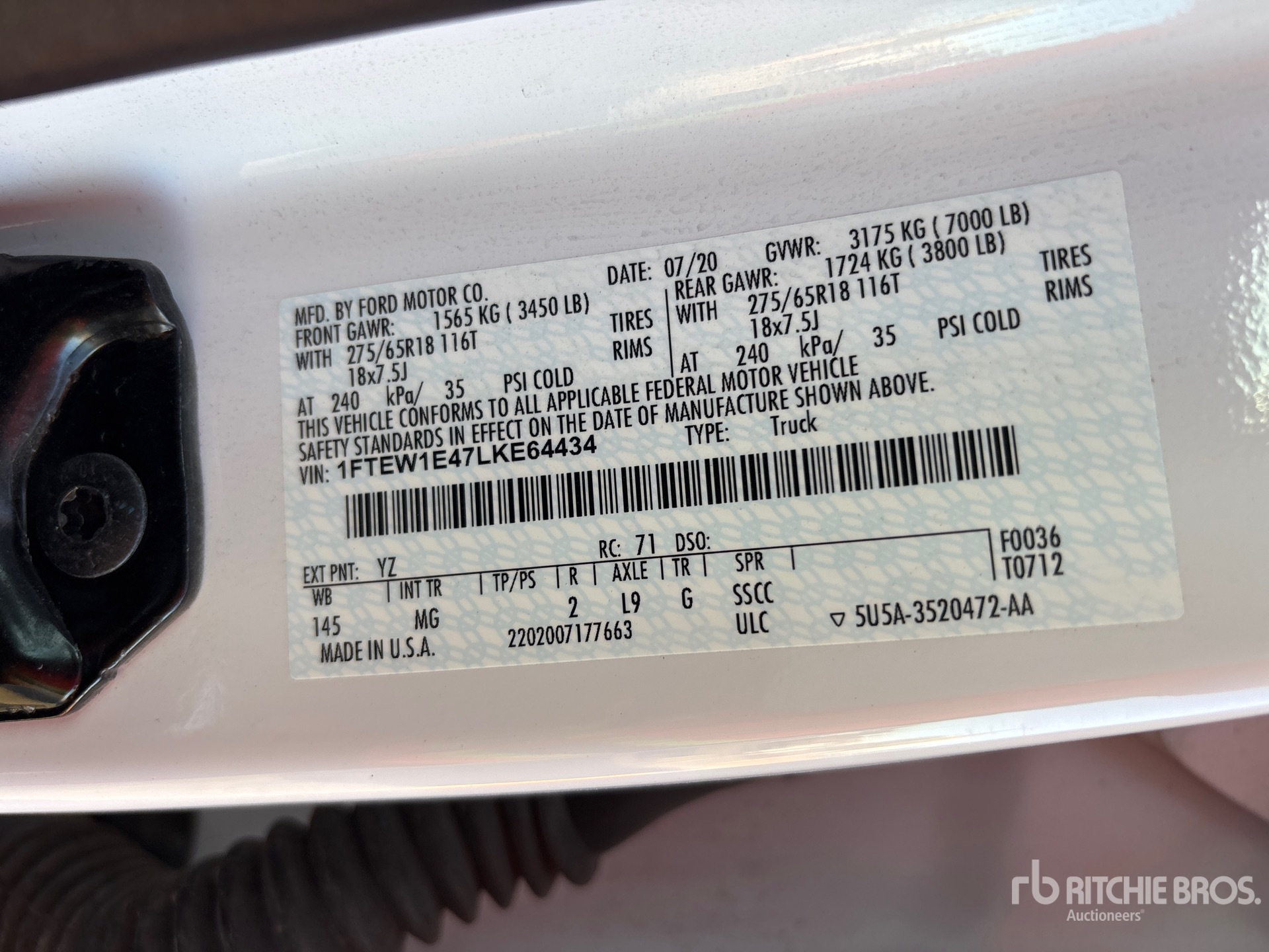 Aspect général with Numéro de série/Numéro d'identification du véhicule automobile