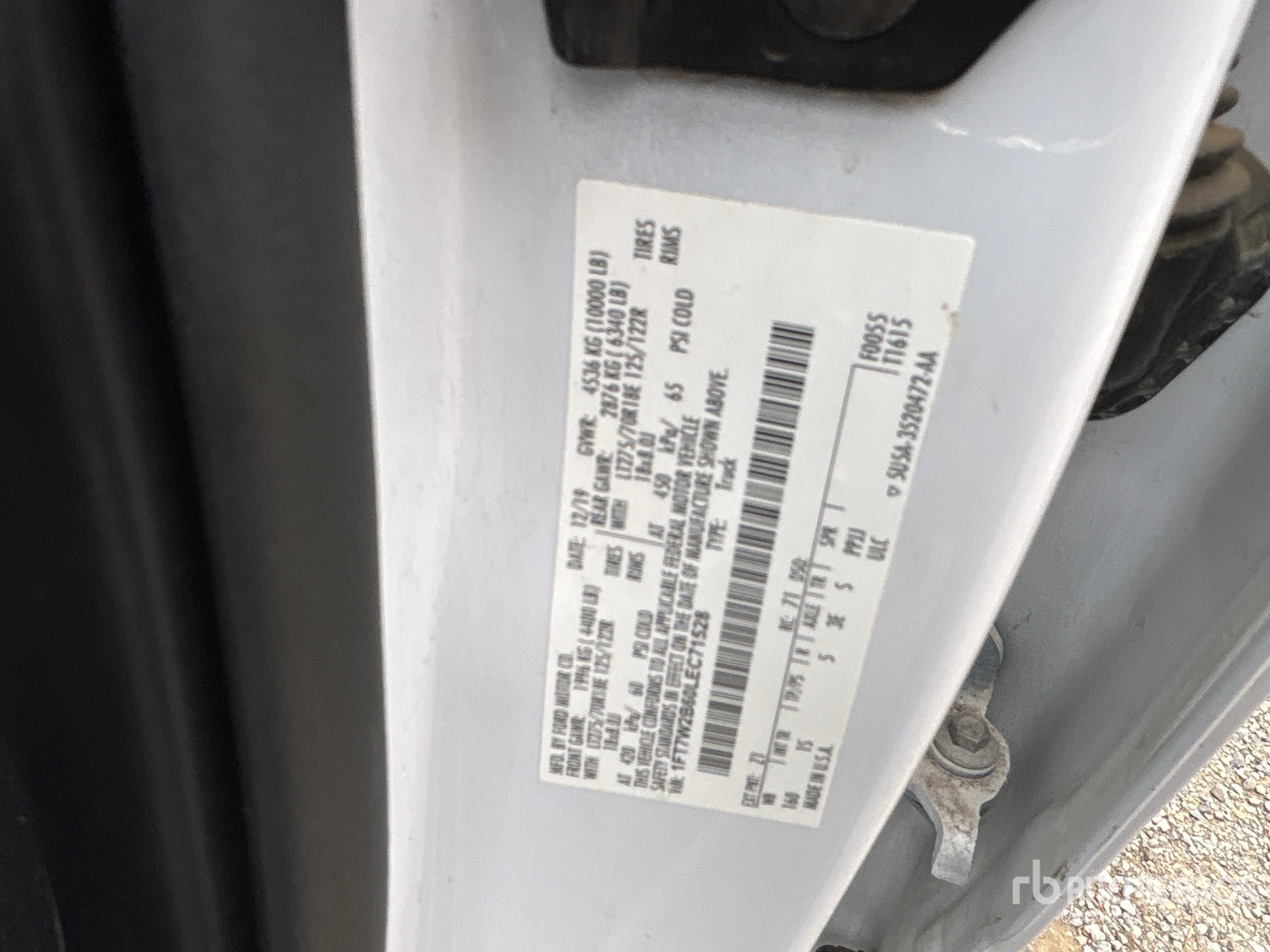 General Appearance with N.º de serie/VIN