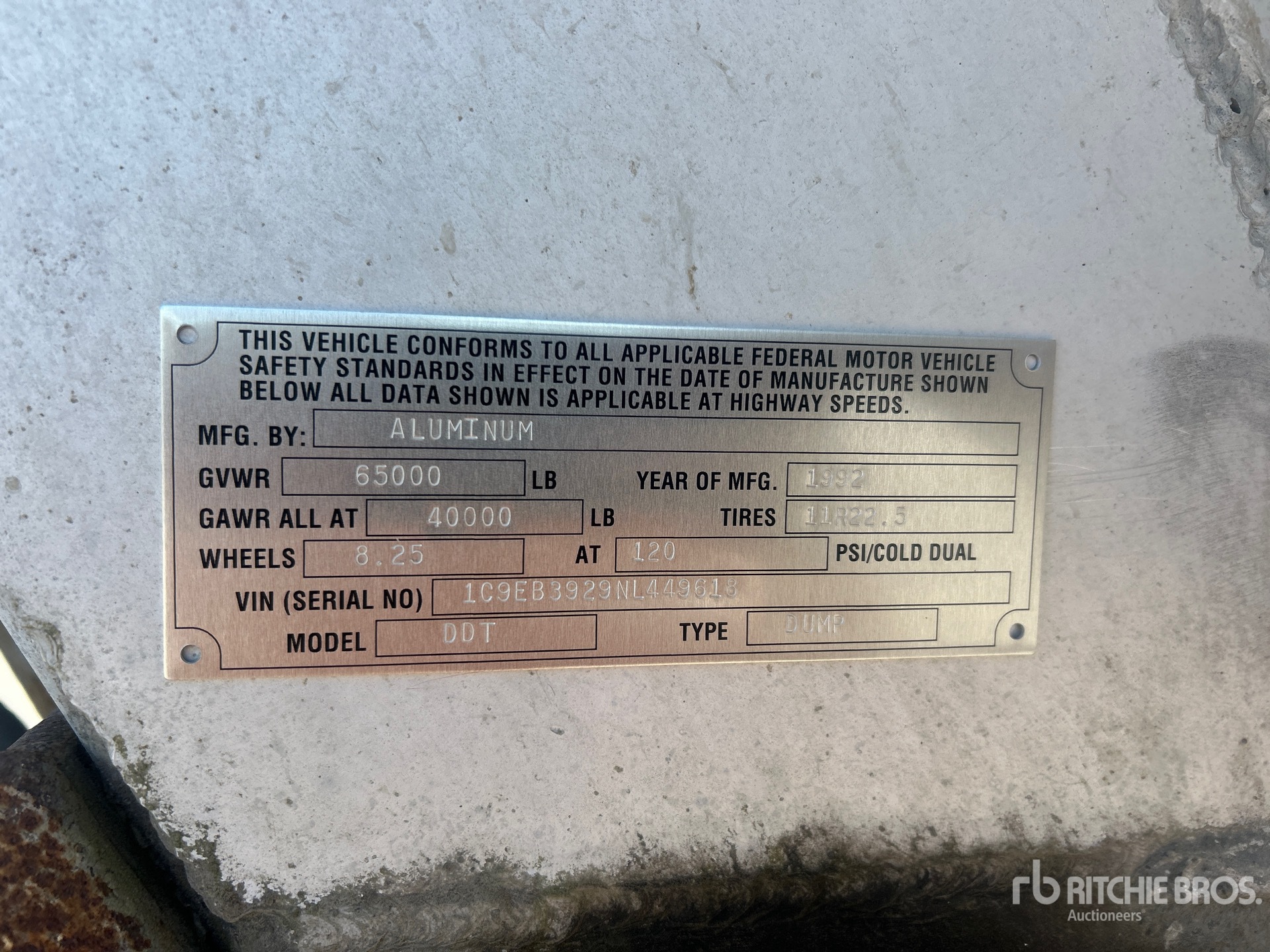 General Appearance with Seriennummer / FIN