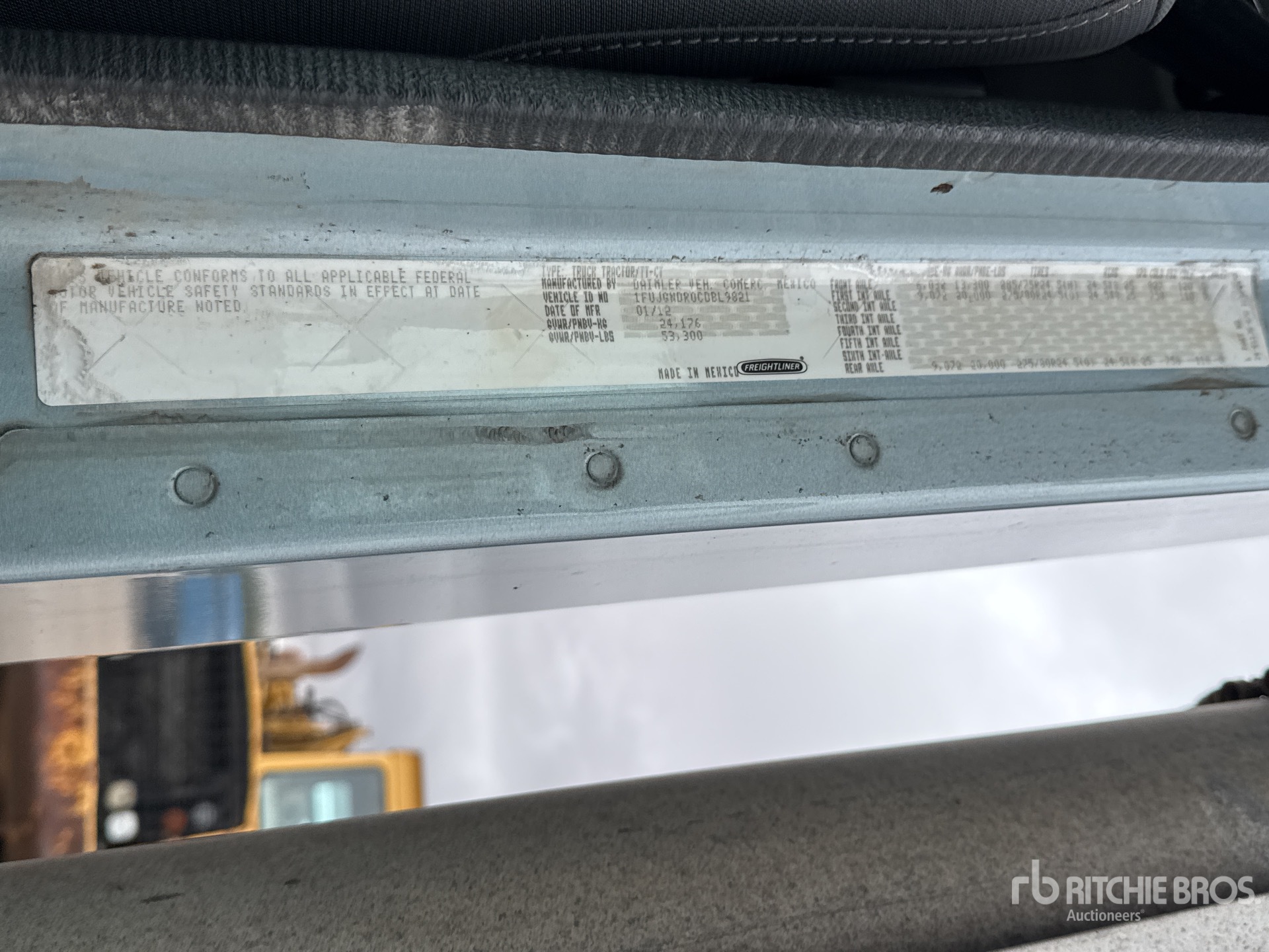 General Appearance with N.º de serie/VIN