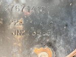 General Appearance with Second Serial Number/VIN Photo