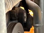 Upper Engine with A/C Compressor