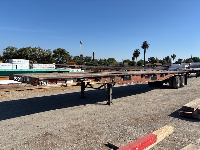 1986 Tuff Boy 42 ft T/A Flatbed Trailer
