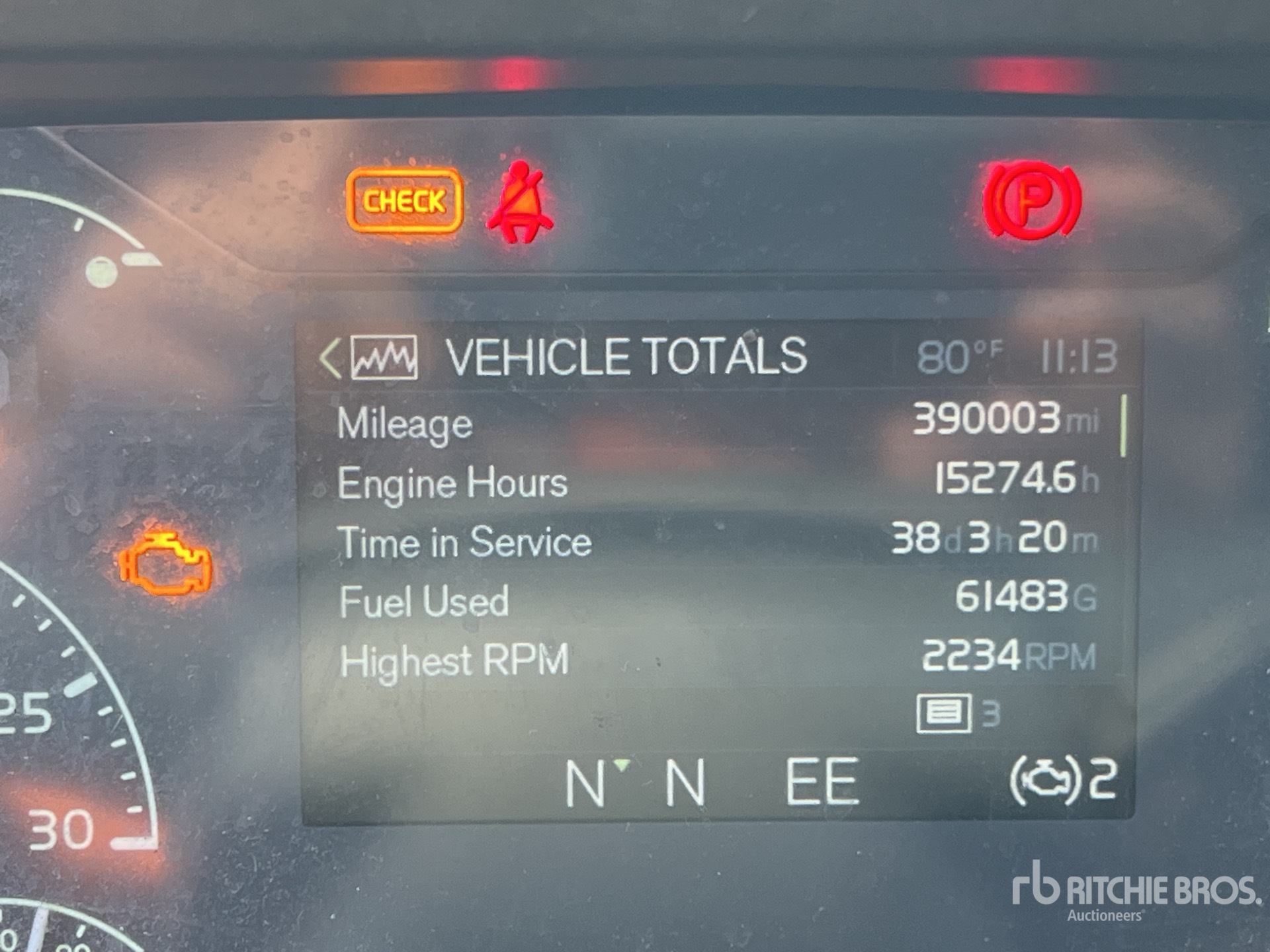 General Appearance with Hour Meter / Odometer